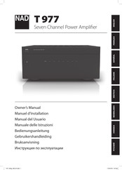 Nad T 977 Manual Del Usuario