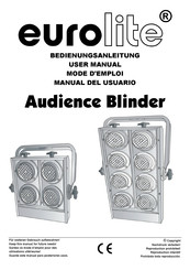 EuroLite Audience Blinder Manual Del Usuario