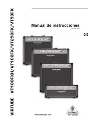 Behringer Virtube VT250FX Manual De Instrucciones