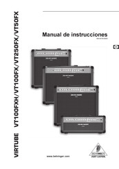 Behringer VT100FXH Manual De Instrucciones