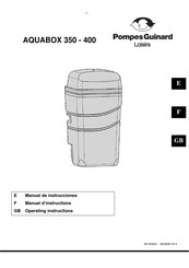 Pompes Guinard AQUABOX 350 Manual De Instrucciones