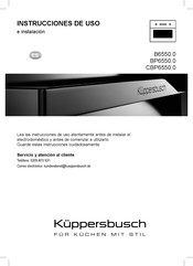 Kuppersbusch B6550.0 Instrucciones De Uso