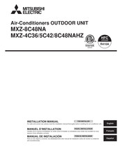 Mitsubishi Electric MXZ-8C48NA Para El Instalador