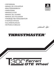 Thrustmaster T300 Ferrari GTE Wheel Manual Del Usuario