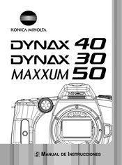 Konica Minolta DYNAX 40 Manual De Instrucciones