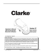 Clarke Fusion 27 Manual Del Operador