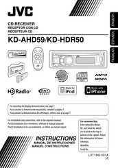 JVC KD-HDR50 Manual De Instrucciones