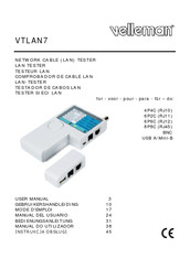 Velleman VTLAN7 Manual Del Usuario