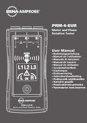 Beha-Amprobe PRM-6-EUR Manual De Usuario