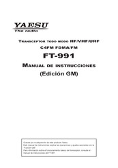 Yaesu FT-991 Manual De Instrucciones