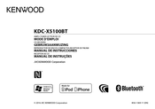 Kenwood KDC-X5100BT Manual De Instrucciones