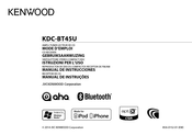 Kenwood KDC-BT45U Manual De Instrucciones