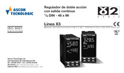 ASCON TECNOLOGIC X3 Serie Manual De Instrucciones