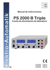 Electro-Automatik PS 2342-06B Manual De Instrucciones