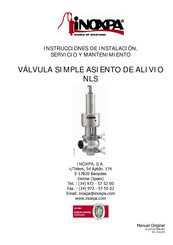 iNOXPA NLS Serie Instrucciones De Instalación, Servicio Y Mantenimiento