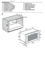 Siemens HB933R51 Instrucciones De Montaje