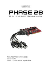 TerraTec PHASE 28 Manual De Instrucciones