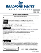 Bradford White RE2H50S-1NCWT Serie Manual De Instrucciones