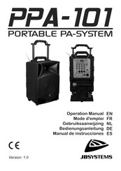 JB Systems PPA-101 Manual De Instrucciones