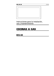 edenox ECG-40 Instrucciones Para La Instalación, Uso Y Mantenimiento