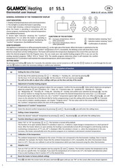 Glamox heating DT S5.1 Manual De Usuario