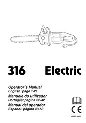 Husqvarna 316 Electric Manual Del Operador