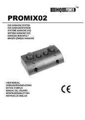 HQ-Power PROMIX02 Manual Del Usuario