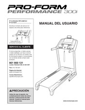 Pro-Form PERFORMANCE 300i Manual Del Usuario