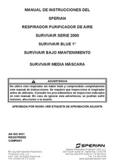 Sperian SURVIVAIR 2000 Serie Manual De Instrucciones