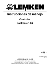 LEMKEN Solitronic 1.55 Instrucciones De Manejo