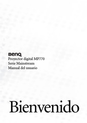 BenQ Mainstream MP770 Manual Del Usuario