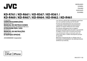 JVCKENWOOD KD-R464 Manual De Instrucciones