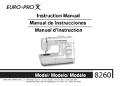 Euro-Pro 8260 Manual De Instrucciones