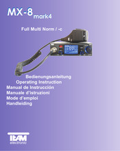 itam MX-8 mark4 Manual De Instruccion