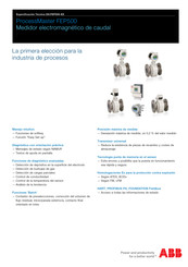 ABB ProcessMaster FEP500 Manual De Instrucciones