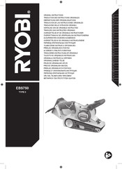 Ryobi EBS750 Traducción De Las Instrucciones Originales