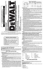 DeWalt D21008 Manual De Instrucciones