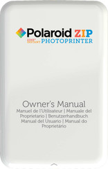 Zink Polaroid ZIP Manual Del Usuario