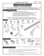 DEFLECTA-SHIELD Delta III Instrucciones De Instalación