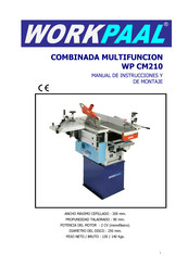 WORKPAAL WP CM210 Manual De Instrucciones Y De Montaje