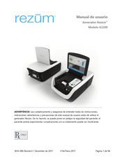 NxThera Rezum G2200 Manual De Usuario