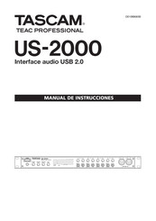 TEAC PROFESSIONAL TASCAM US-2000 Manual De Instrucciones