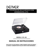 Denver VPL-100 Manual De Instrucciones