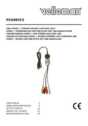 Velleman PCUSBVC3 Manual Del Usuario