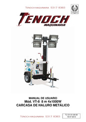 Tenoch Maquinaria VT-8 Manual De Usuario