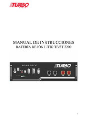 Turbo Energy TE/TS 2200 Manual De Instrucciones