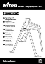 Triton SUPERJAWS SJA200 Instrucciones De Uso Y Seguridad