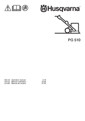 Husqvarna PG 510 Manual Del Usuario