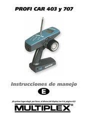 Multiplex PROFI CAR 403 Instrucciones De Manejo