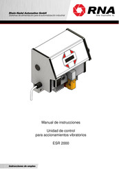 RNA ESR 2000 Manual De Instrucciones